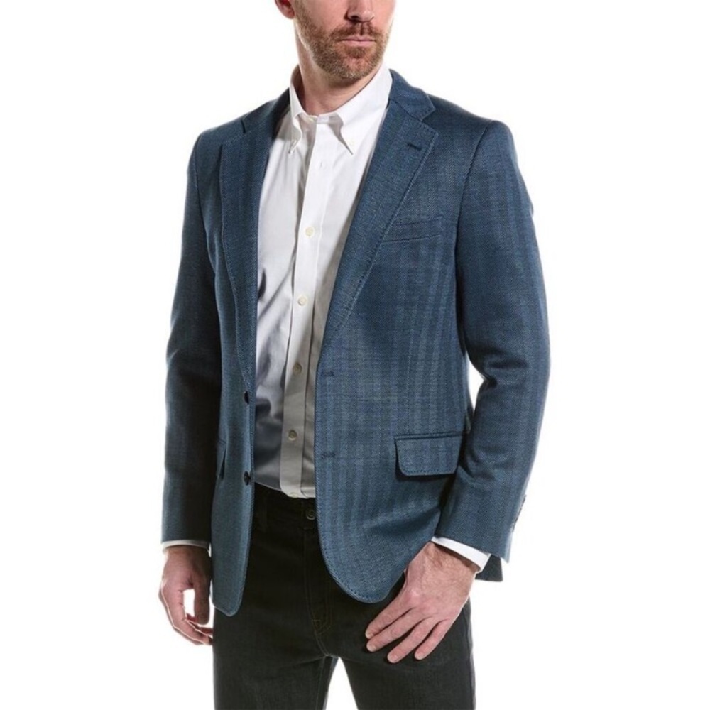Brooks Brothers Mens Blazer Sports Coat Blue Plaid Size 42R